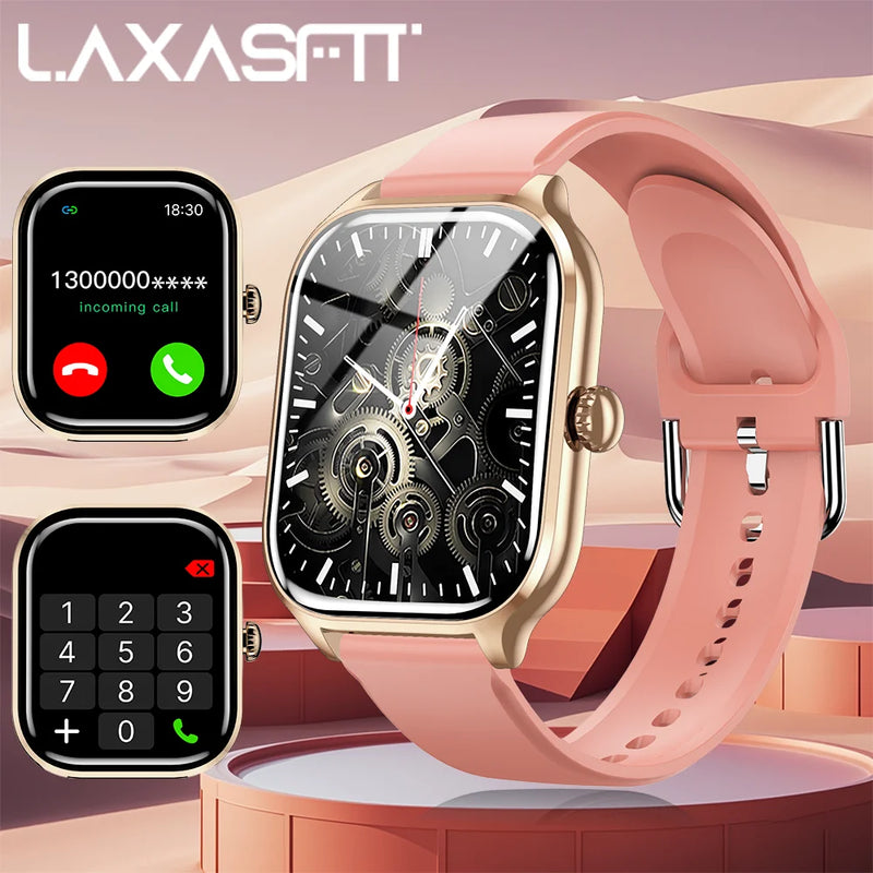 Smartwatch LAXASFIT H9 Unissex Esportivo Display 2.01