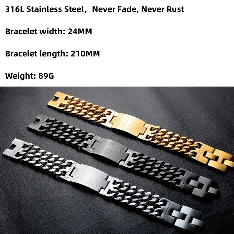 Pulseira Masculina PAI NOSSO