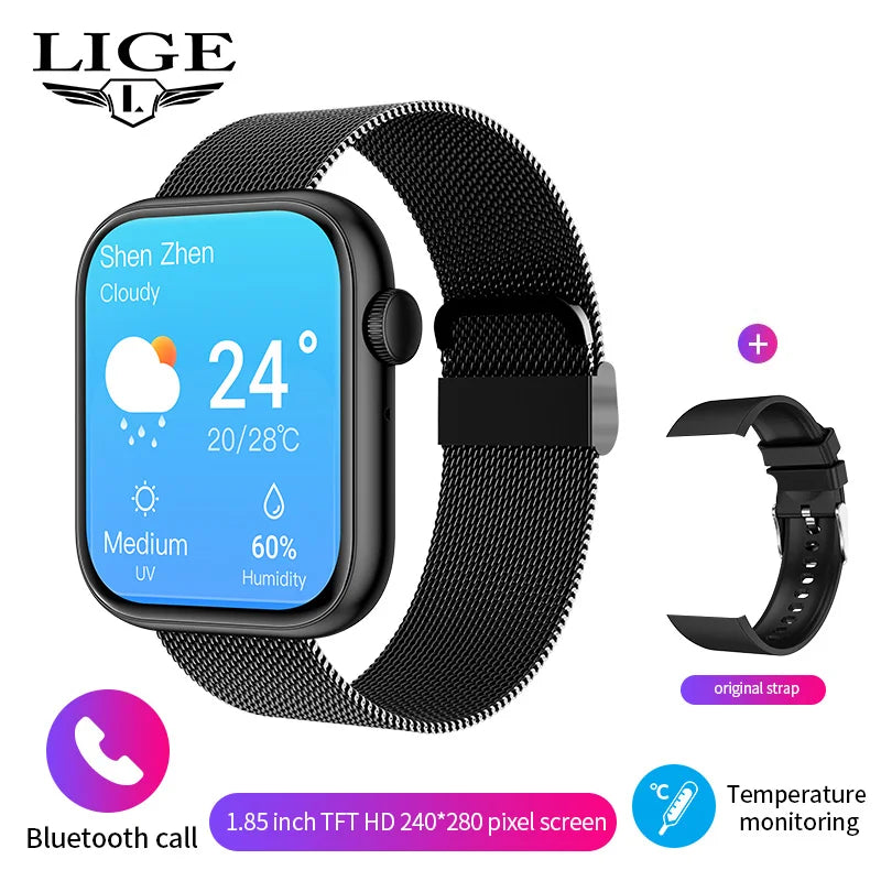 Novo Smart Watch Unissex - Carregamento sem fio | LIGE